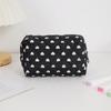 Heart Shape Travel Cosmetic Bag With Cotton Material For Women And Girls