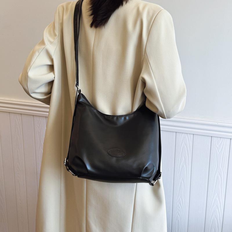 Fashion Soft Face Holder Extra Large Bag Women's 2025 New Large-capacity Niche Messenger Bag, Foreign-style Commuter Shoulder Bag