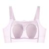 tube top rabbit ear cup underwear women's big breasts show small lifting, secondary breasts are closed, anti-sagging fixed cup breathable and cool bra