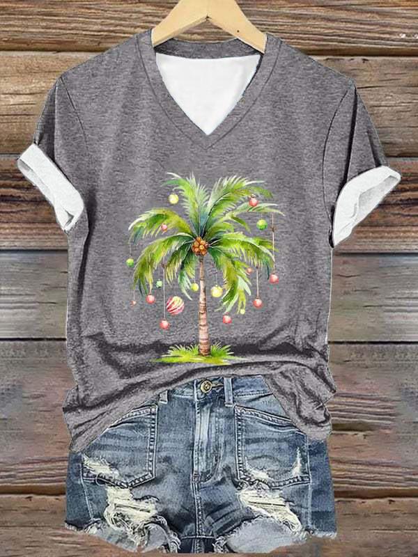 

Spring and summer slim fit comfortable top 3D digital print V-neck women s T-shirt hot selling 3404 4XL