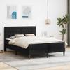Bed Frame with Mattress vidaXL Black 120 x 190 cm Velvet
