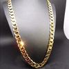 Gioielli a Catena Colore Oro Puro Chapado 24k Ouro Catena Pesante da 10mm per Uomo 20 Man20, 22", 24", 26", 28", 30"