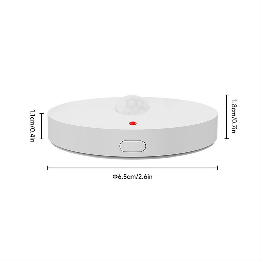 Tuya Smart Human Motion Sensor Wifi Detect Human Body PIR Movement with Luminance Safety Protect Remote Control