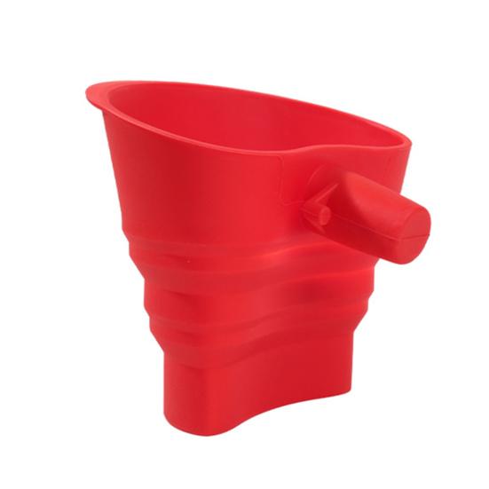 Yousheng Flour Funnel for KitchenAid Mixer Silicone Funnel Attachment for KitchenAid Artisan KSM150 5-Quart Stand Mixer Collapsible Mess-Free Baking
