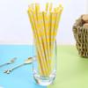 25Pcs/Set Drink Paper Straws Wedding Birthday Party Drinking Straw