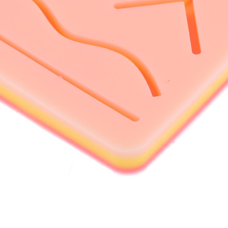 Skin Suture Model Wound Silicone Suture Pad Y Traumatic Suturing Training Pad Reusable Silicone Suture Practice Mat