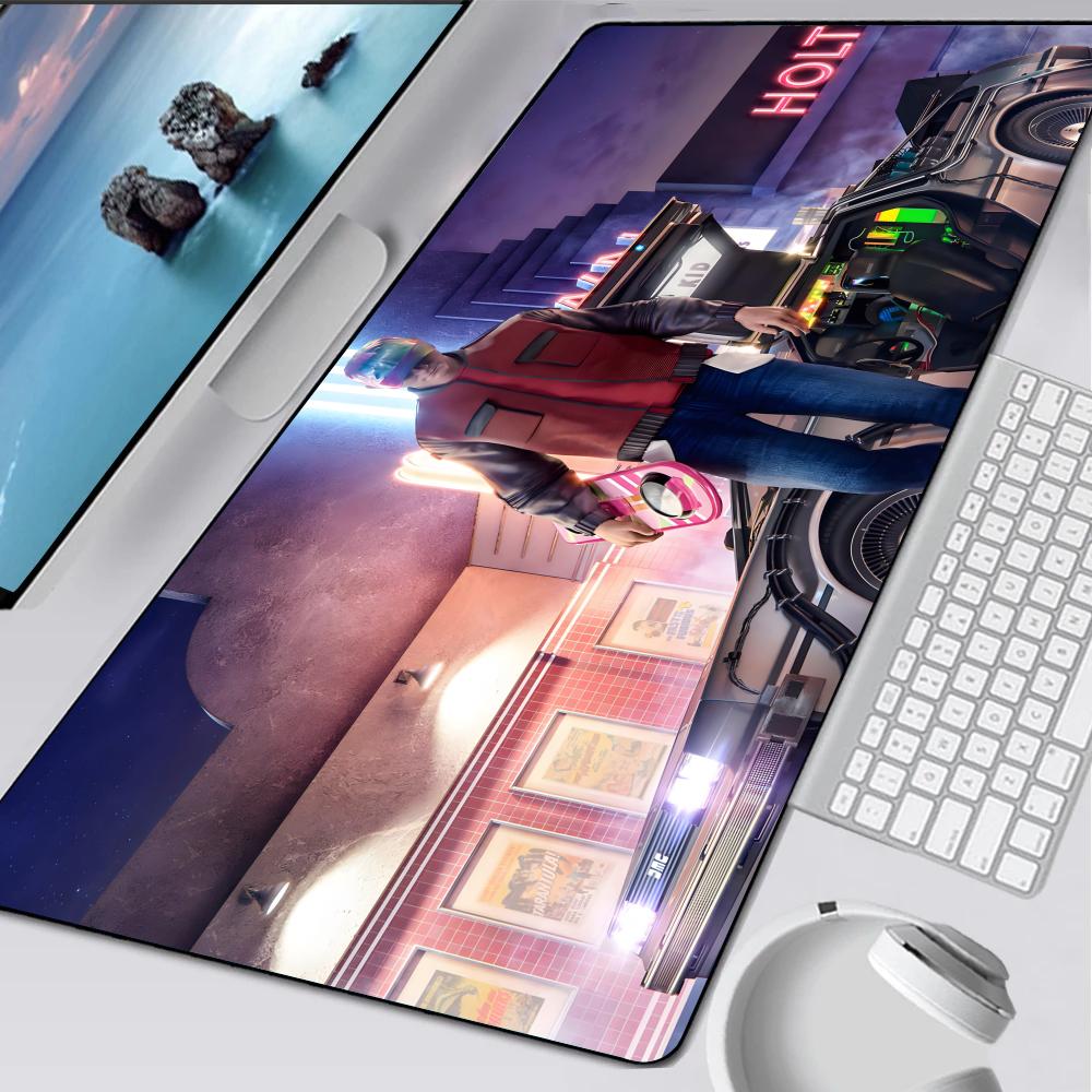

Back To The Future Mouse Pad Rubber Mat Laptop Xxl Mousepad Notebook Gamer Computer Table Gaming Accessories 600x300x2mm