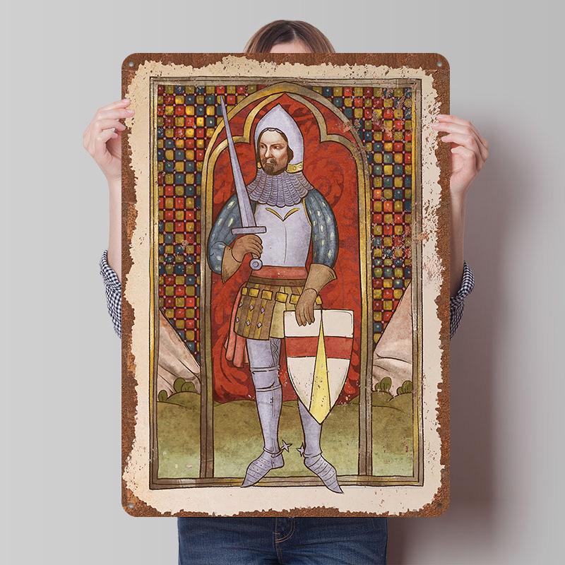 Kingdom Come Deliverance Poster in Latta Arte da Parete Personalizzabile Segni in Latta Metallici Retro Vintage per Casa e Decorazione Gaming