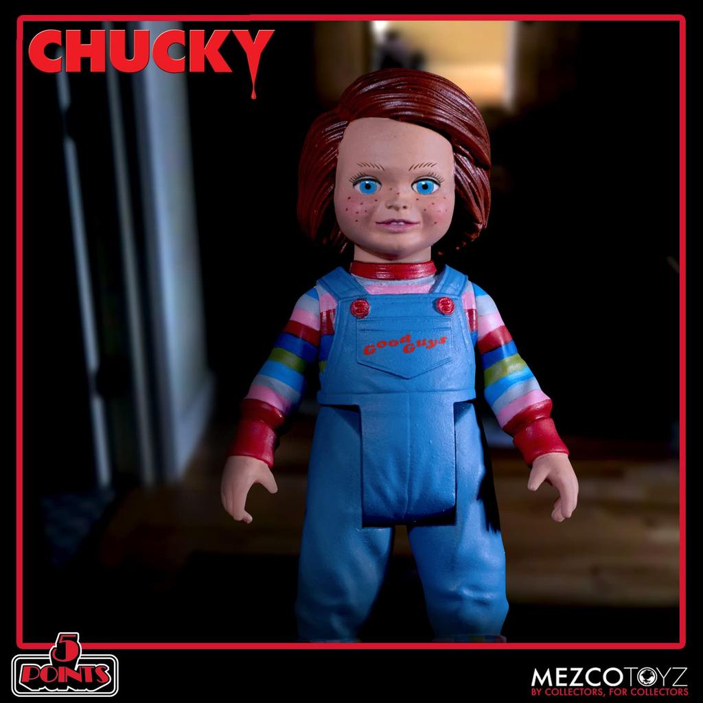5-punkts Barnlekserien Chucky Actionfigur Deluxe Set, Blå, Medium, 653094