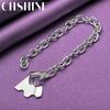 CHSHINE 925 Sterling Silver Cute Dog Pendant Bracelet For Women Lady Wedding Party Fashion Charm Jewelry
