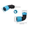 1/2/3/4/5 Stück 1/2" Gartenwasseranschluss Wasserhahnanschluss Winkelstück Kunststoffrohrfittings Bewässerungsschlauch Schnellverbindungsadapter