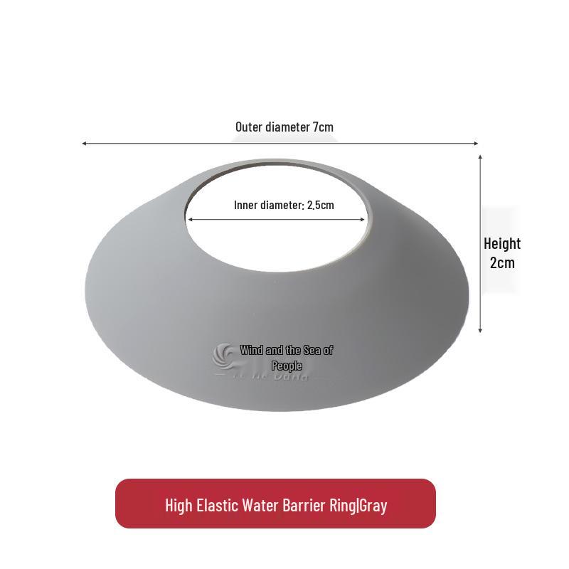 Silikonová odkapávací podložka pod baterii s bočním otvorem – Ochrana proti stříkající vodě do dřezu a podložka proti hromadění vody se spádovým odvodem.
