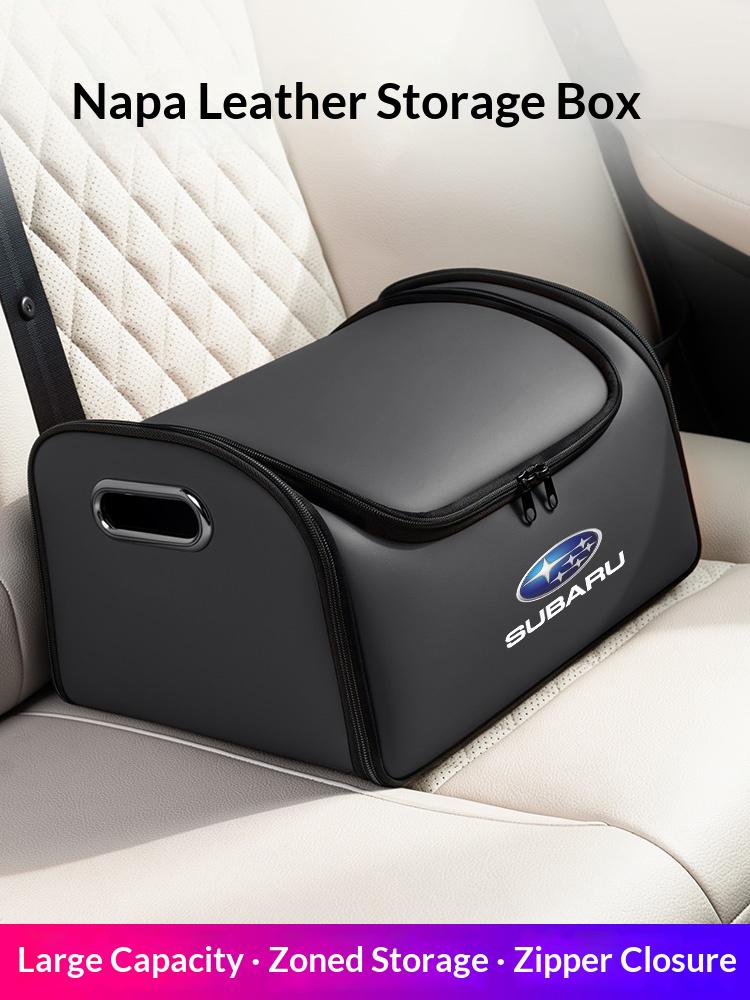 Autokrabice organizér do kufru z kůže Tailbox úložná taška pro Subaru Outback Brz Wrx Xv Ascent Forester Impreza Legacy