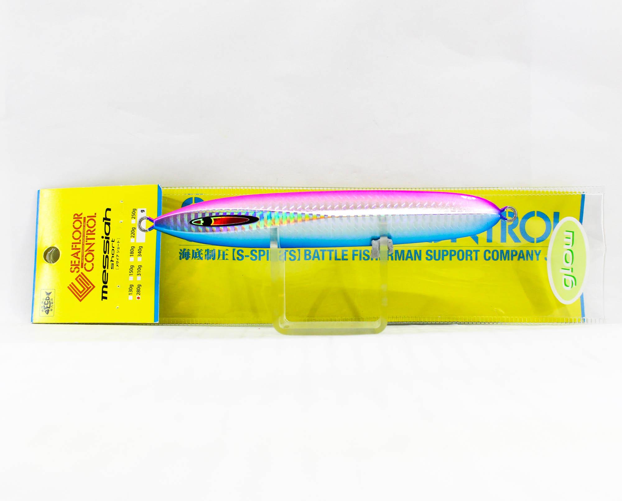 

Seafloor Control Metal Jig Messiah short 280 grams PBZ Glow (4444)