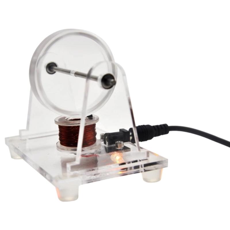 Brushless Motor DIY SelfMade Motor Model Physics Drive Computer Accessory Featuring Acrylic