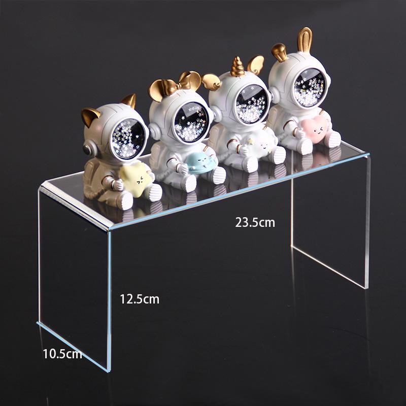 Clear Acrylic Display Riser Stand Jewelry Display Shelf Cupcake Stand Showcase Fixtures for Candy Dessert Figures Collections