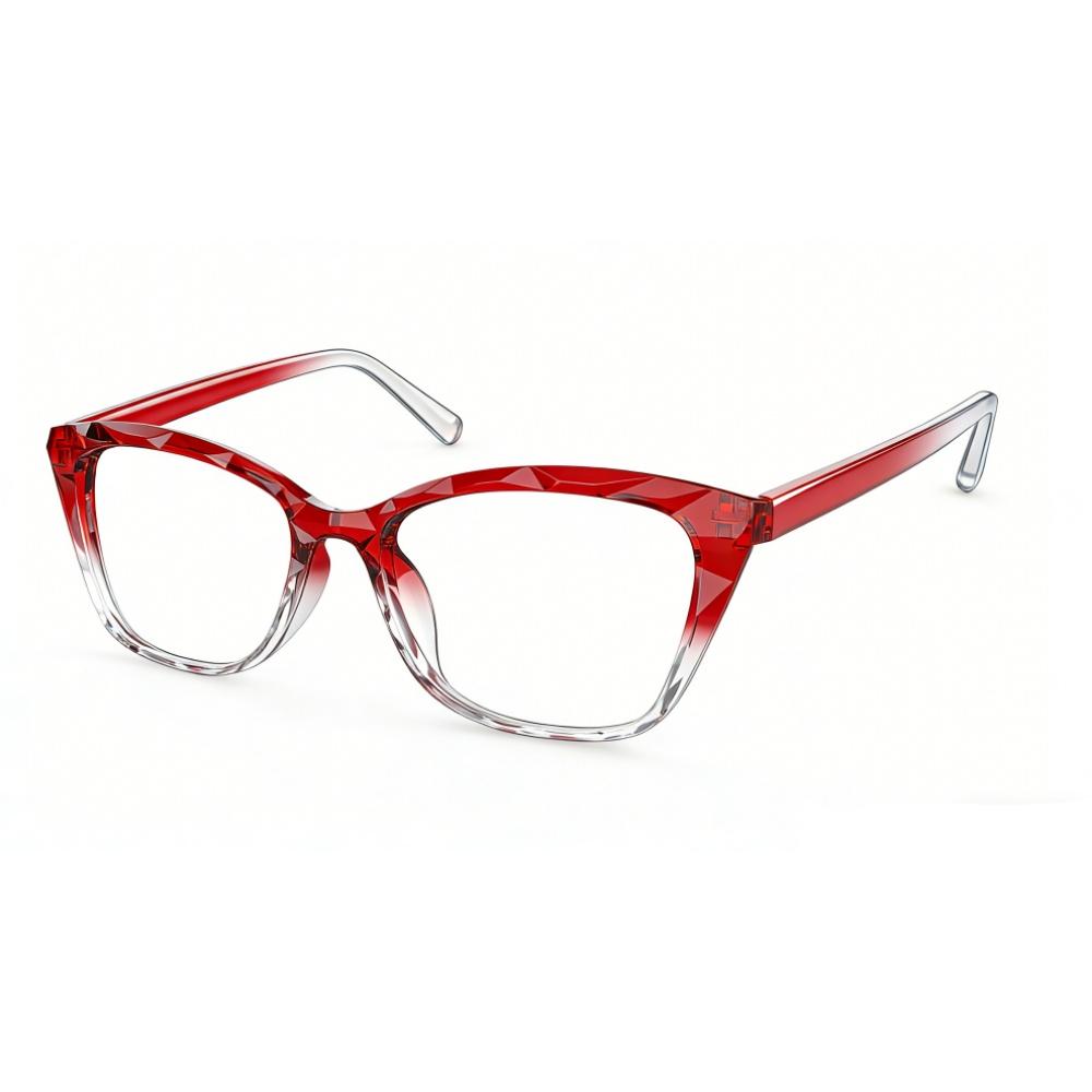 

MODFANS Women Oversize Reading Glasses Large Cat eye Blue Light Blocking Extra Wide Anti UV/Eyestrain Fashion XL Cheaters +50