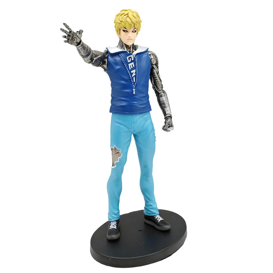 

New Anime One Punch Man Genos PVC Model Home Desktop Decorate Action Doll Toys Christmas Birthday Gifts