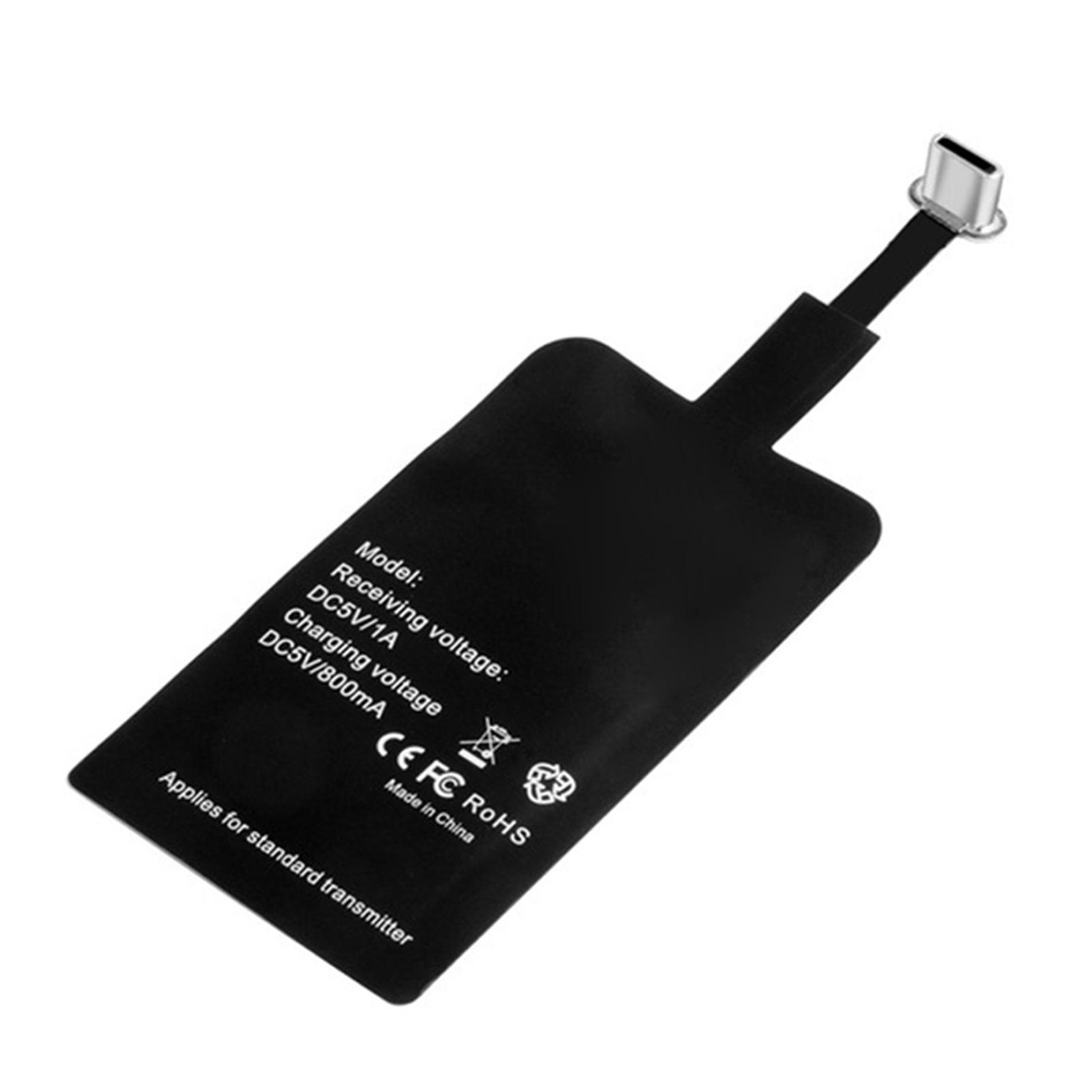 

DC5V Мобільний телефон Бездротовий приймач для заряджання Type C Бездротовий приймач для заряджання для IPhone6 Plus