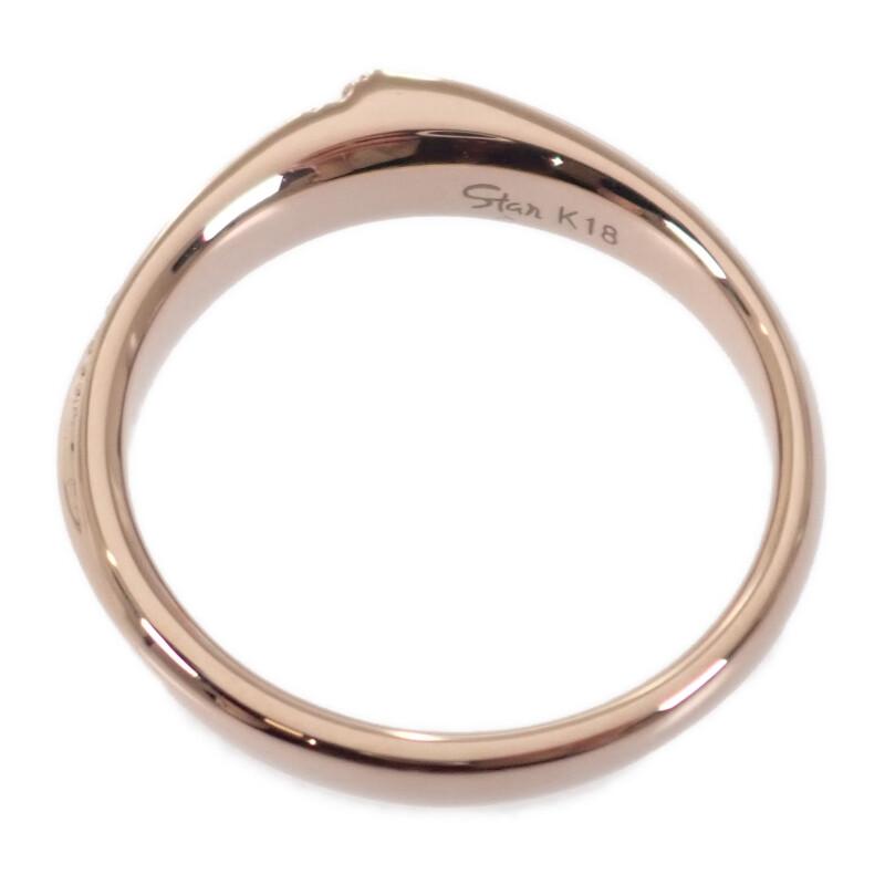 STAR JEWELRY  2PR0727 ring K18 Pink Gold Women