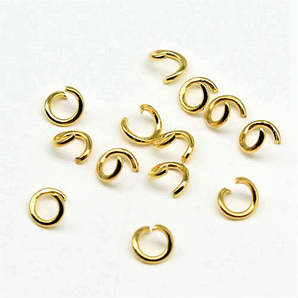 5 Colors 6 Sizes Jump Rings Open Connectors For Jewelry Making Components
