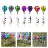 Multifunctional PVC Rotating Hot Air Balloon Wind Spinner for Outdoor Gardens Patios Balcony Weather Proof Ornaments