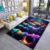 3D Colored Cubes Printed Carpet for Living Room Bedroom Bedside Bathroom Floor Mat Area Rugged Sofa Mat Home Decor Large Size