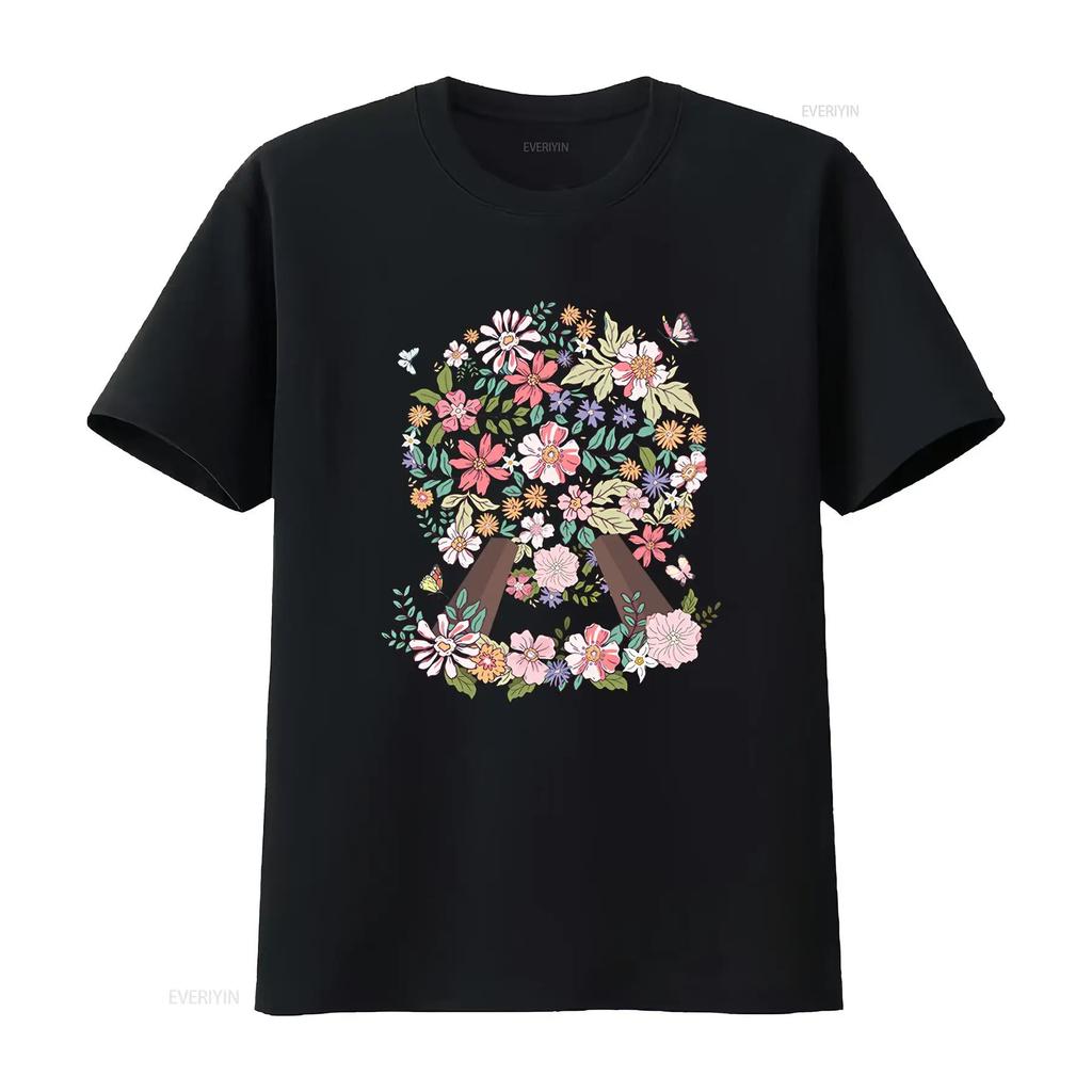 Floral Epcot T Shirt Flower and Garden Festival E0725 vintage Washed Unisex Versatile Breathable Top For Everyday Wear graphic
