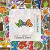 10/30/50pcs Cute Funny Dinosaur Reading Stickers Kawaii Animal Cartoon Decals DIY Scrapbook Phone Case Luggage Sticker