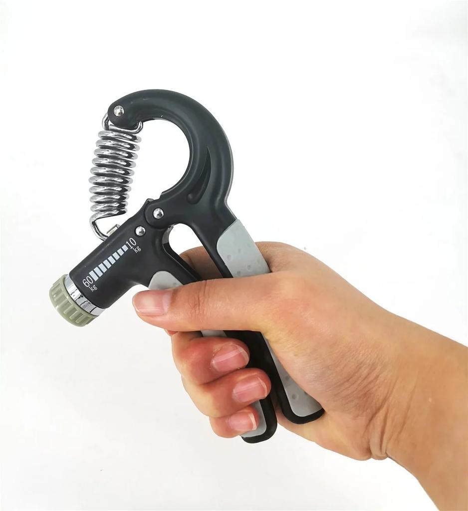 Adjustable Hand Grip Strengthener R-Shape Finger Exerciser Portable Sport Accessory Carpal Tunnel Therapy Workout Equipment