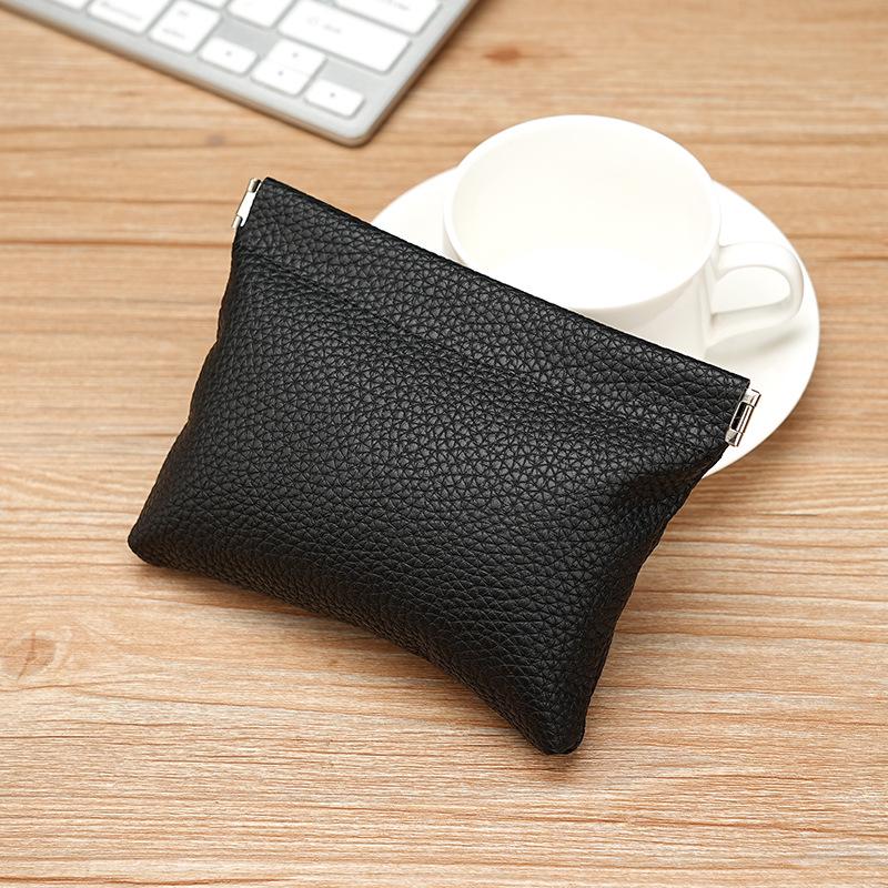 Lychee Pattern Mini Coin Purse: Women's Spring Closure Pouch for Coins, Keys, Cards, and Lipstick.