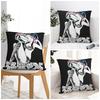 Urusei Yatsura Anime Pillow Cover Retro Trendy Pillow Case Office Car Home Decorative Cushion Cover Polyester Graphic Pillowcase