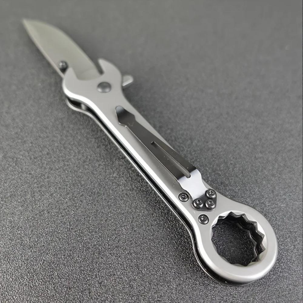 Integrierter Multifunktionsschlüssel, Outdoor-Klappmesser, Messer aus hochhartem Edelstahl, tragbare Multifunktionstasche,