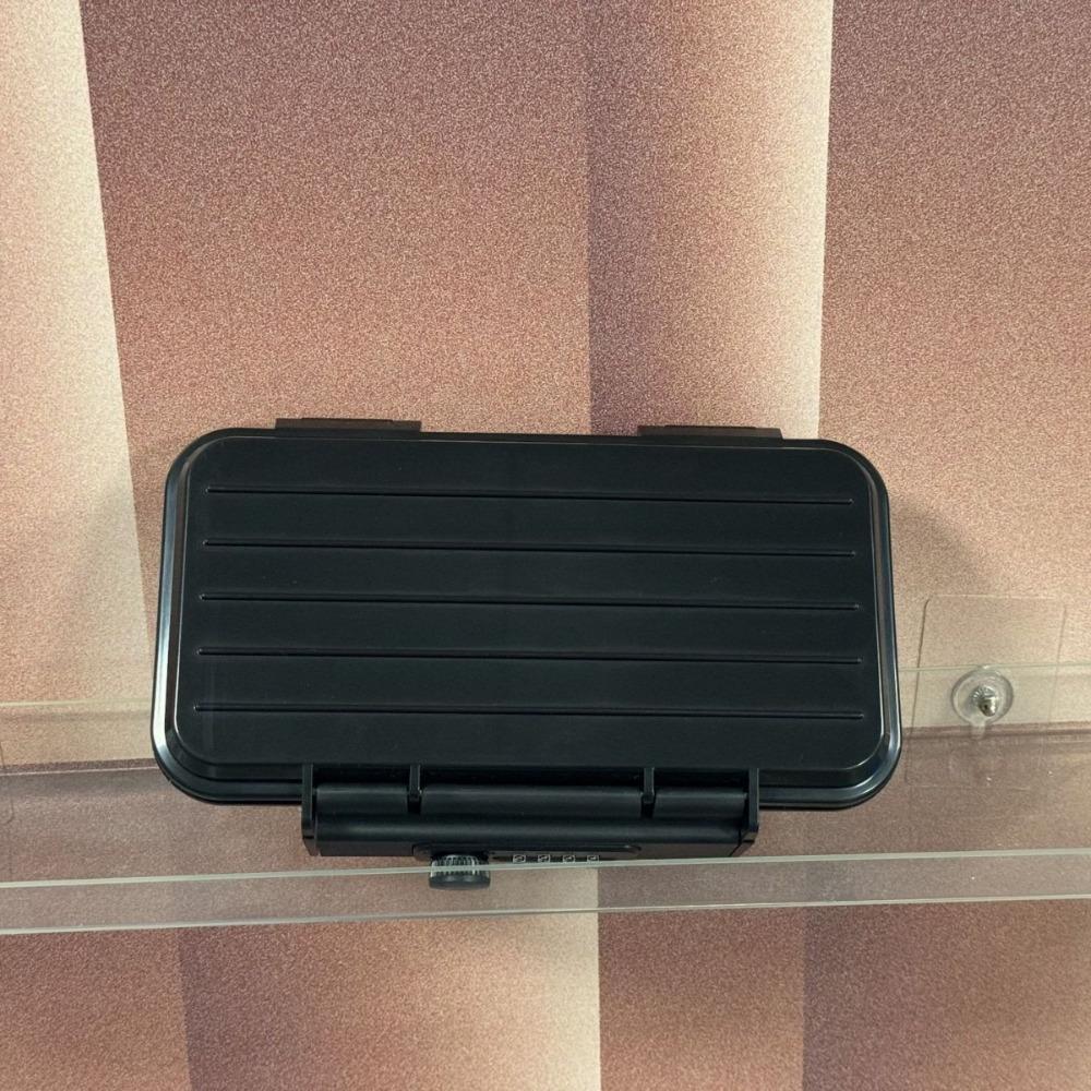 4-digit Password Beach Safe Box Waterproof Security Lock Box Portable Storage Box  Home Dorm Car