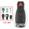 BGA Style 3+1 Button Remote Smart Key 315MHZ NEC Chip for Benz ML W164/6 2007-14