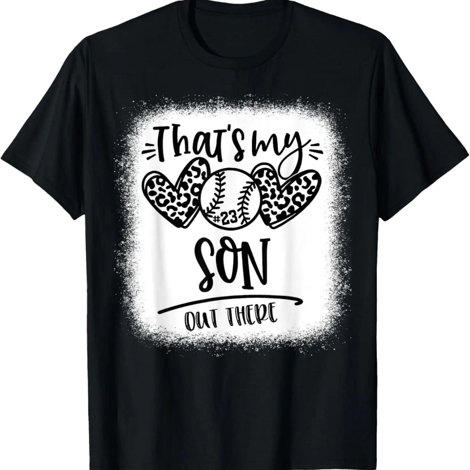 

That s My Son out There Number 23 Baseball Mom & Dad T-Shirt XXXXXL чёрный