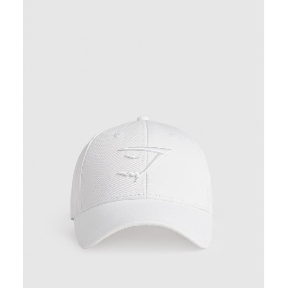 

GYMSHARK Sharkhead Кепка белая I1A6R WBBM