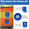 Hive Entrance Reducer Beekeeping Entrance Gate Lightweight High-Strength Bee Hive Door Reducer For Outdoors Yard Farm Garden