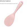 Cuillère à riz et spatule en silicone antiadhésif - Doux pour les casseroles, idéal pour remuer le riz - Ustensile de cuisine