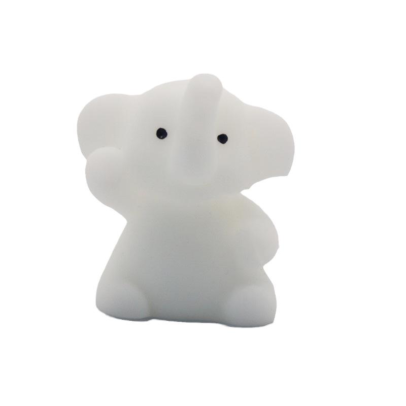 Japan Moe Small Animal Squeeze Toy: Soft Rubber Dumpling Peach