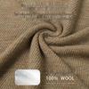 SNOWFLYING Women's 100% Merino Wool Round Neck 3/4 Sleeve Pullover Sweater