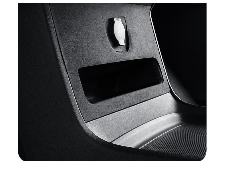 SU7 Alcantara Suede Center Console Ultra-Thin Adhesive Interior Modification Patch