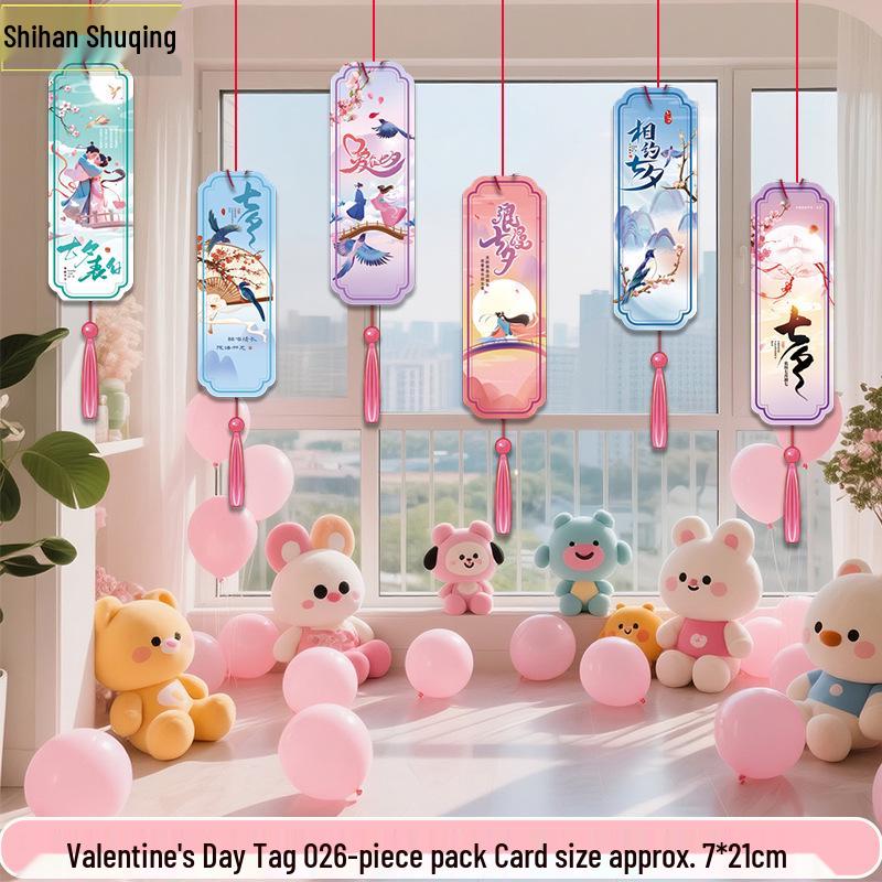 Qixi Valentine s Day Romantic Decor Pendant for Jewelry Stores