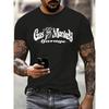 European sizes Men'S Gas Monkey Garage Printed Casual Crew Neck T-Shirt | Machine Washable, All-season Streetwear