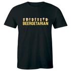 Beergetarian Funny Men s T-Shirt Beer Vegetarian Loves Drinking Party Tee S