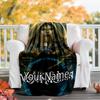 Custom Name Vox Machina Theme Printed Blanket - Perfect for Couch, Bed, Travel & Outdoor Use | Machine Washable, Cozy & Durable.