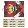 Denji brutal anime Blanket Chainsaws Mans Travel Flannel Throw Blanket For Outdoor Soft Quality Bedspread Birthday Present