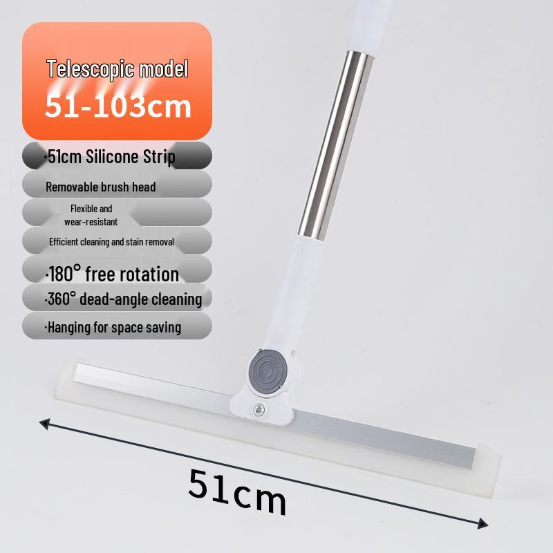 High-Quality Broom & Dustpan Set with Floor Scraper and Water Wiper