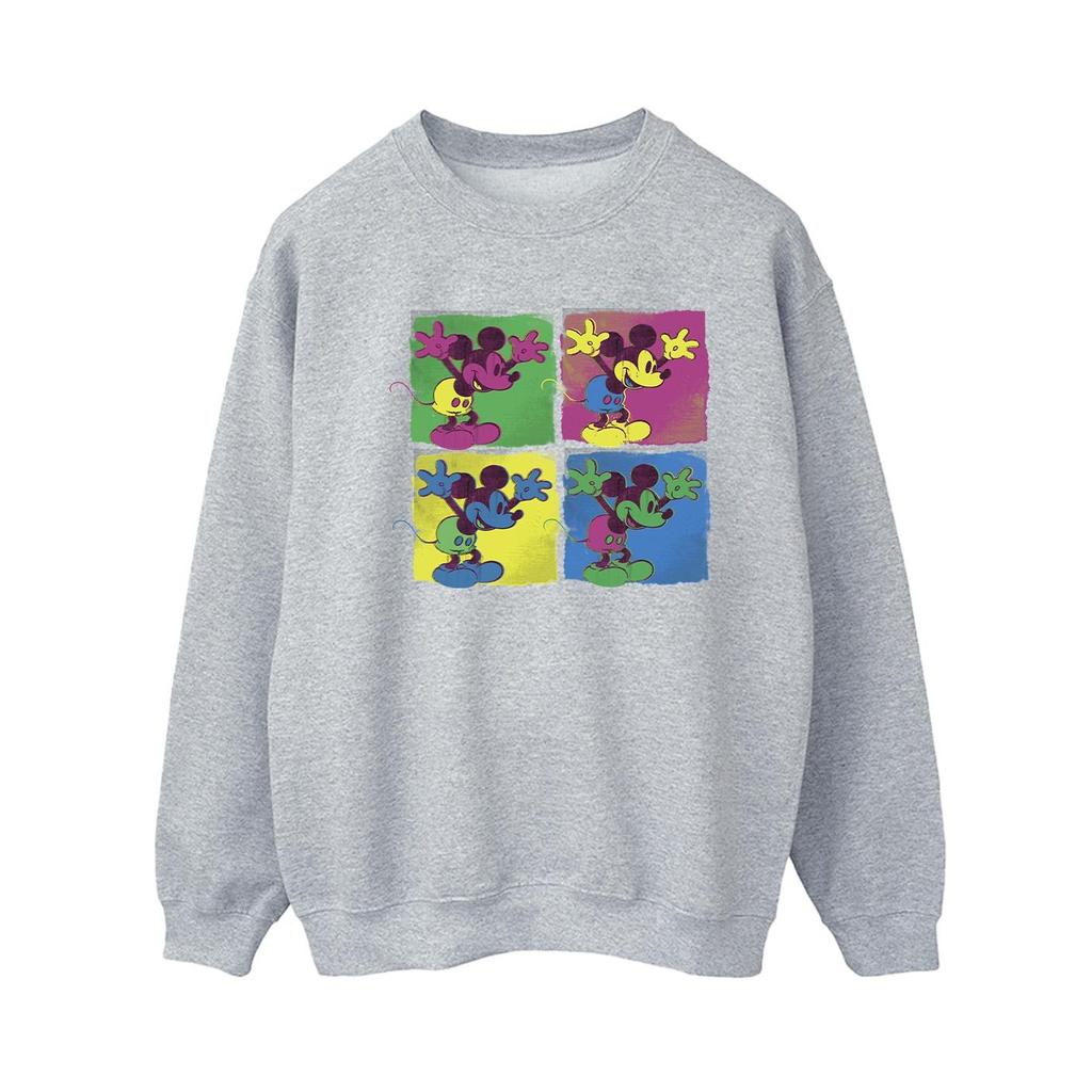 Disney Womens/Ladies Mickey Mouse Pop Art Sweatshirt