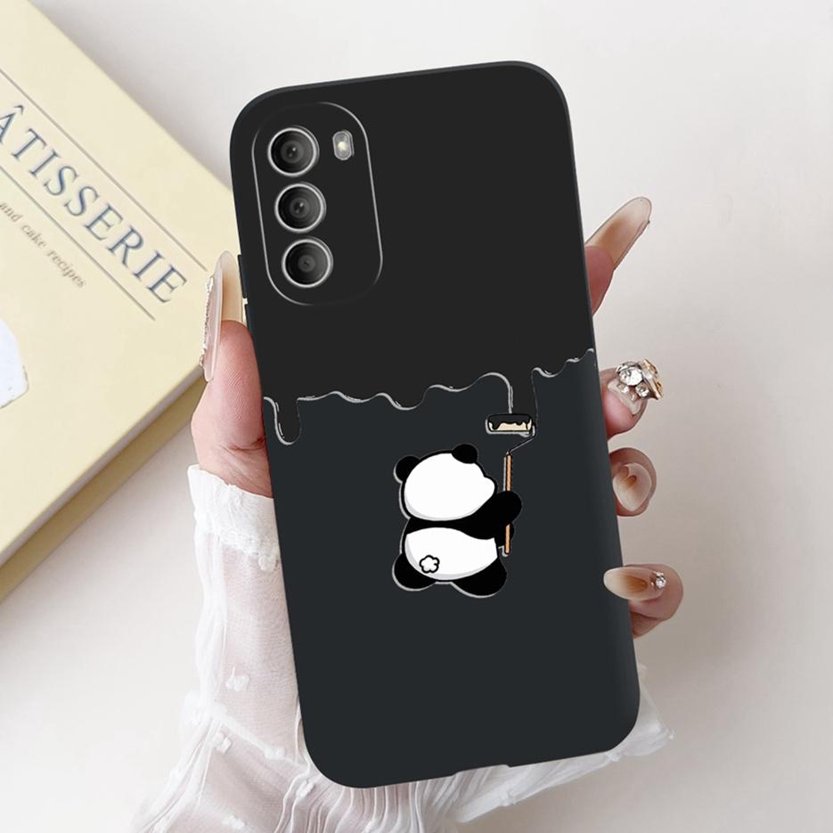 For Motorola Moto G51 G71 5G Case Moto G31 Cute Panda Cartoon Cover Soft Silicone Phone Case For Moto G71 G 31 51 MotoG51 Bumper